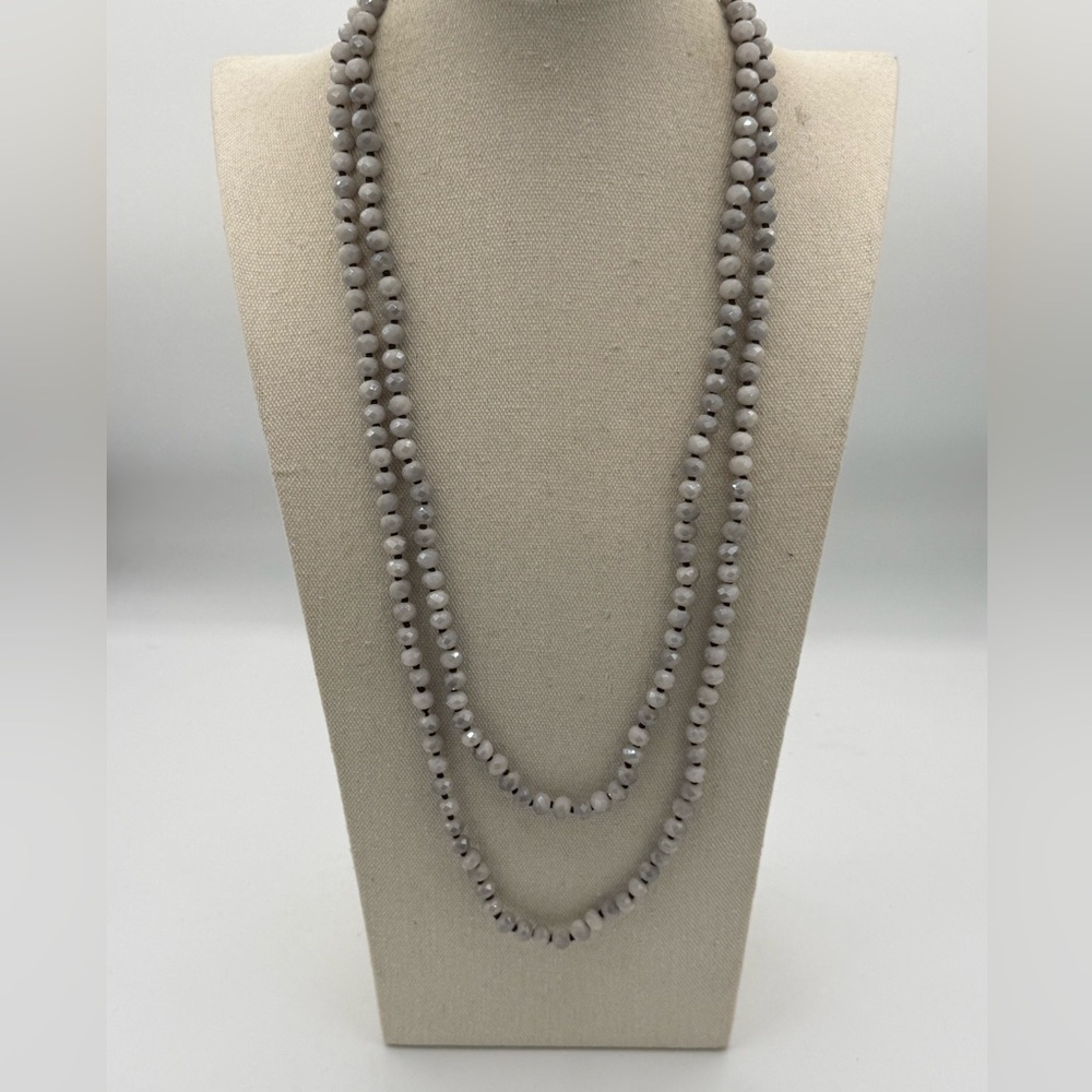 15 Lula n Lee 62” NWT Retired Crystal Knotted Necklace